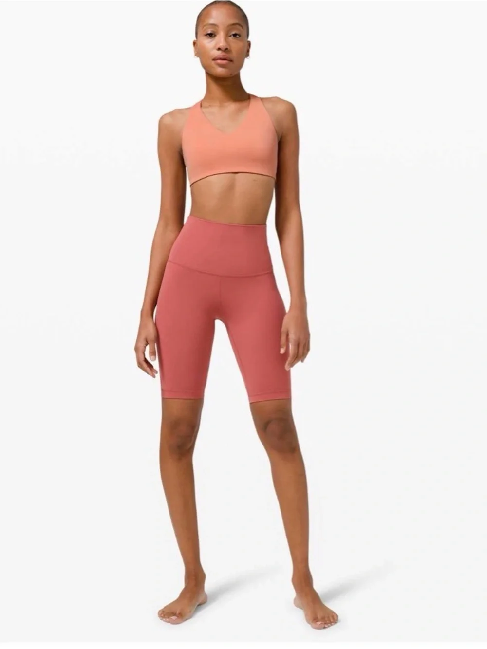 Lululemon In Alignment Racerback Bra *Light Support, B/C Cups Pink Savannah
